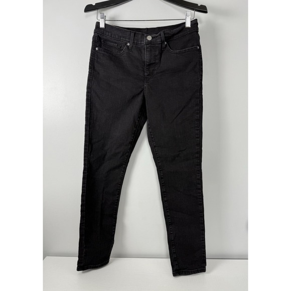 EUC Levi's 511 Slim Tapered Jeans BLACK Mens tag=29x28 Red Tab - Picture 2 of 11